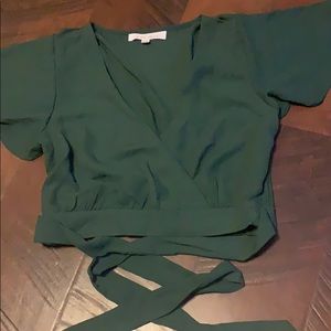 Green blouse